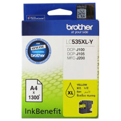 Brother LC535XL Sarı Orijinal Kartuş - Brother