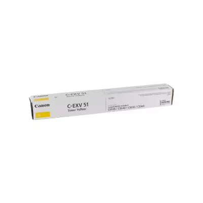Canon C-EXV-51L/0487C002AA Sarı Orijinal Fotokopi Toner - 1