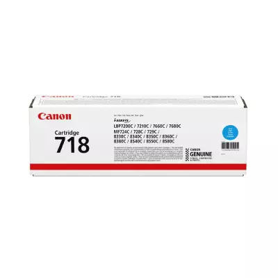 Canon CRG-718/2661B002 Mavi Orijinal Toner - 1